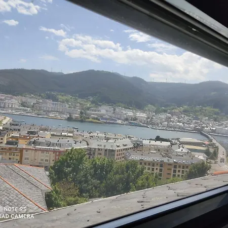 Atico Con Maravillosas Vistas Viveiro Buitenkant foto